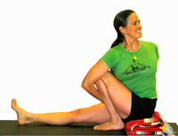 Rebecca Lerner in twist posture